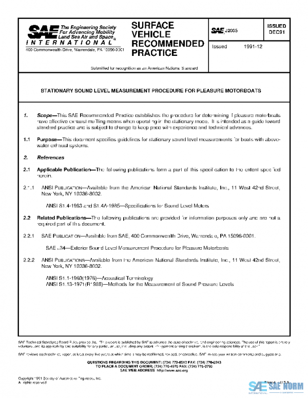 SAE J2005_199112 PDF
