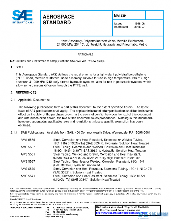 SAE MA1339 PDF