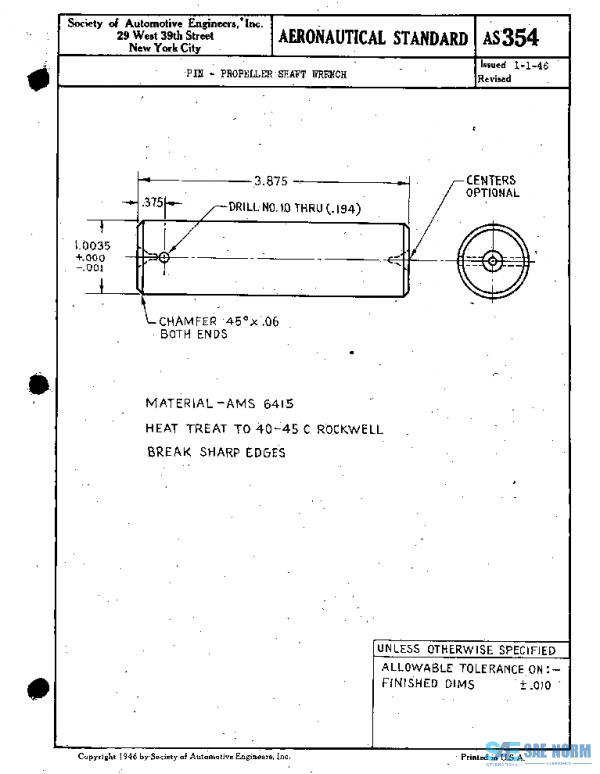 SAE AS354 PDF SAE AS354 PDF