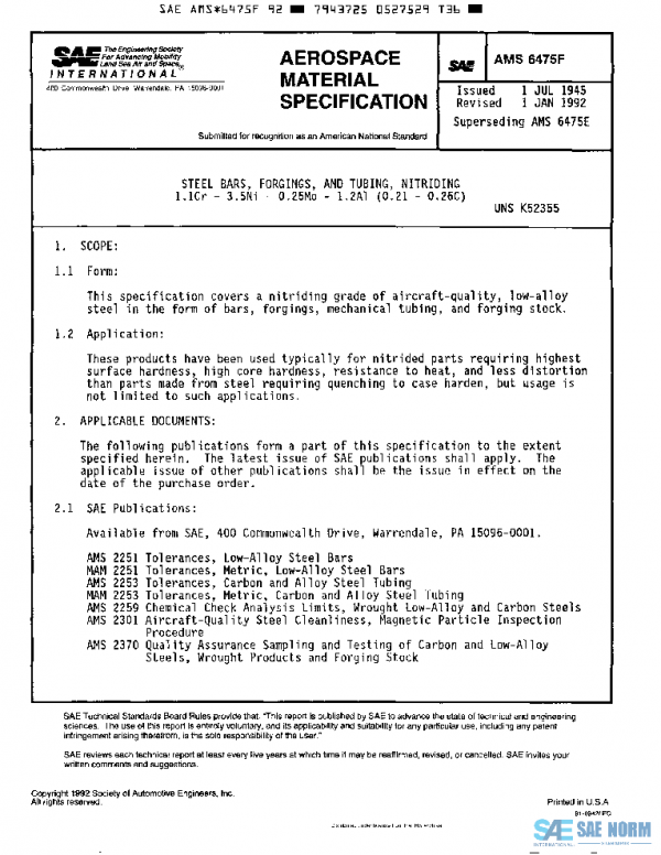 SAE AMS6475F PDF