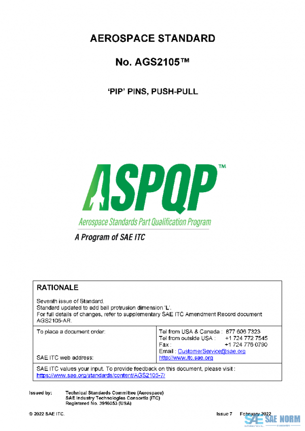 SAE AGS2105-7 PDF SAE AGS2105-7 PDF