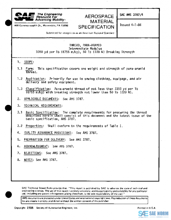SAE AMS3787/4 PDF