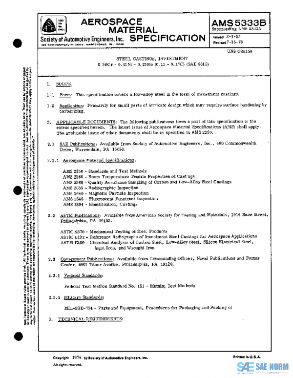 SAE AMS5333B PDF