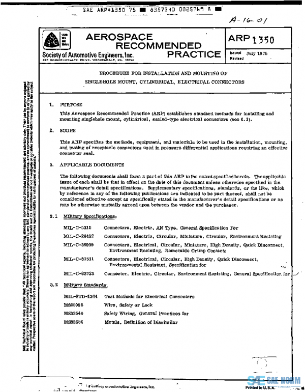 SAE ARP1350 PDF