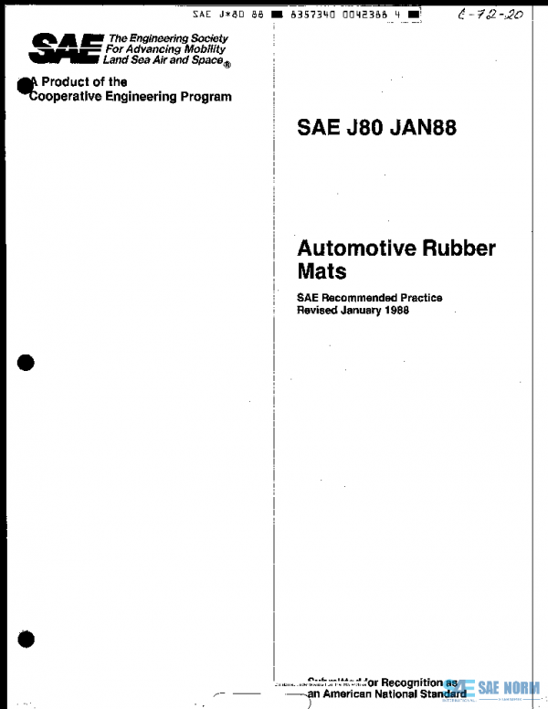 SAE J80_198801 PDF