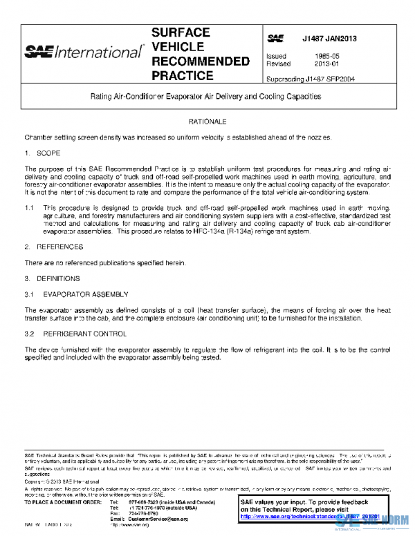 SAE J1487_201301 PDF SAE J1487_201301 PDF