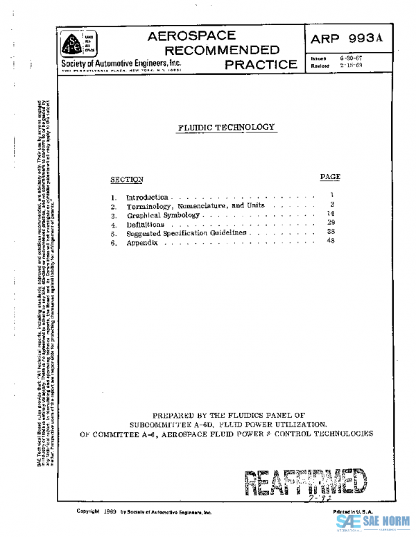 SAE ARP993A PDF