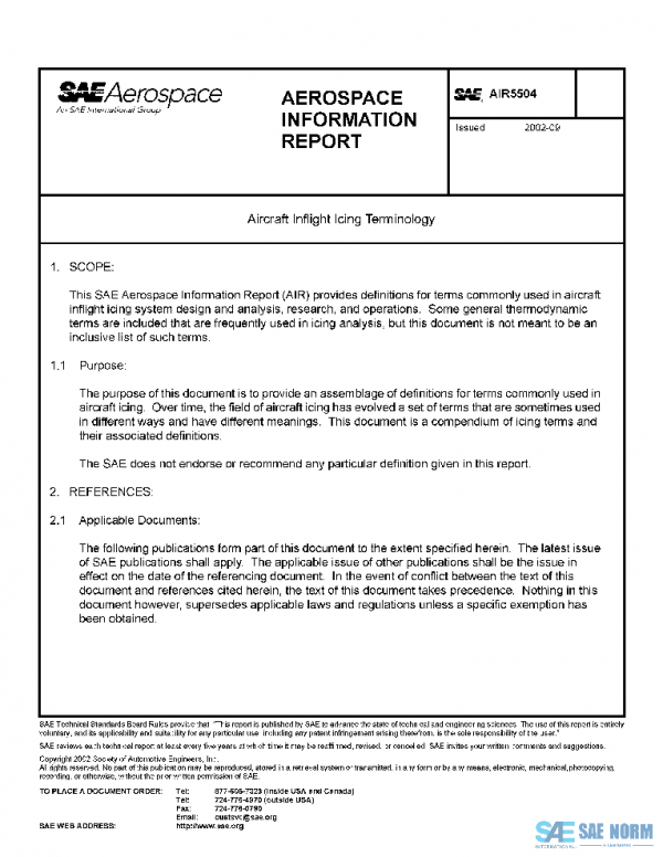 SAE AIR5504 PDF