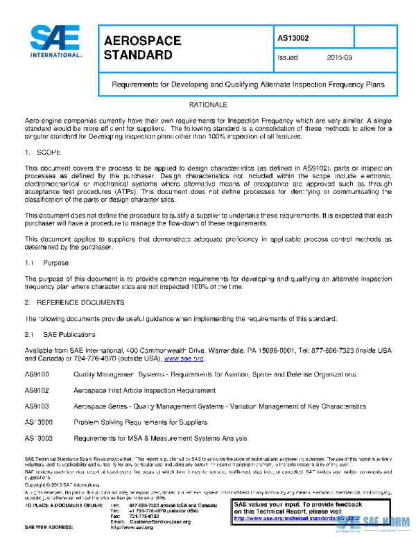 SAE AS13002 PDF