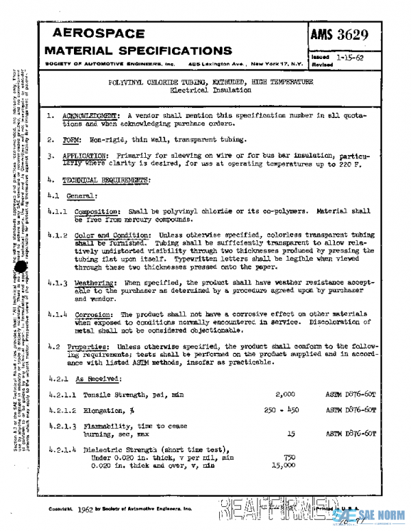 SAE AMS3629 PDF SAE AMS3629 PDF