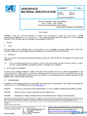 SAE AMS4981J PDF SAE AMS4981J PDF