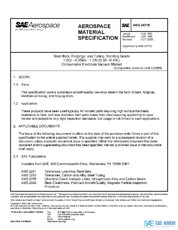 SAE AMS6471E PDF