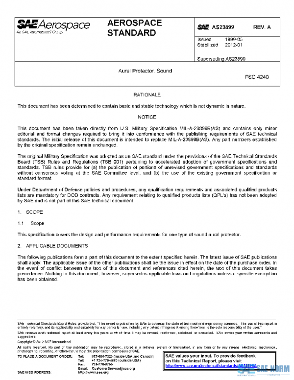 SAE AS23899A PDF