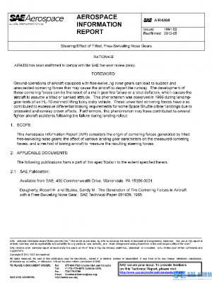 SAE AIR4358 PDF SAE AIR4358 PDF