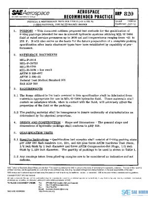 SAE ARP820 PDF