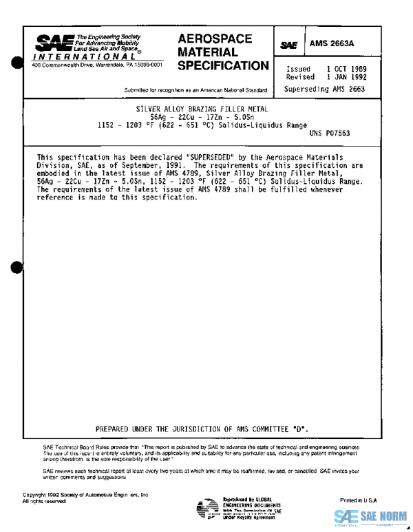 SAE AMS2663A PDF