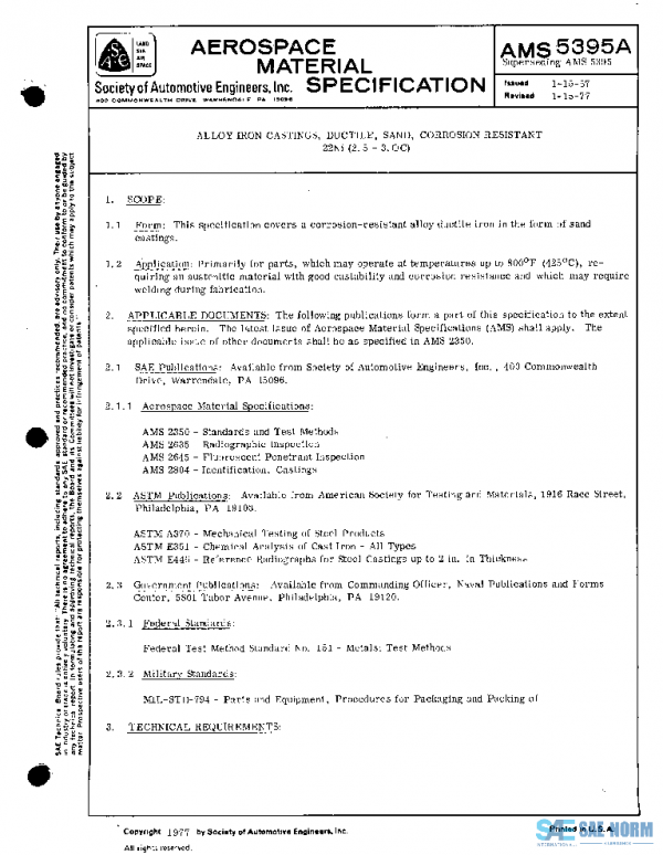SAE AMS5395A PDF