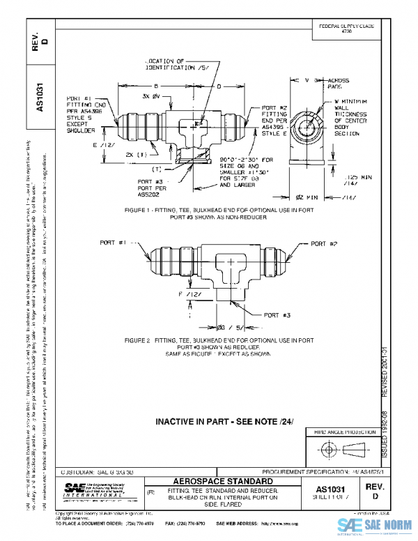 SAE AS1031D PDF SAE AS1031D PDF