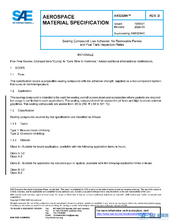 SAE AMS3284D PDF