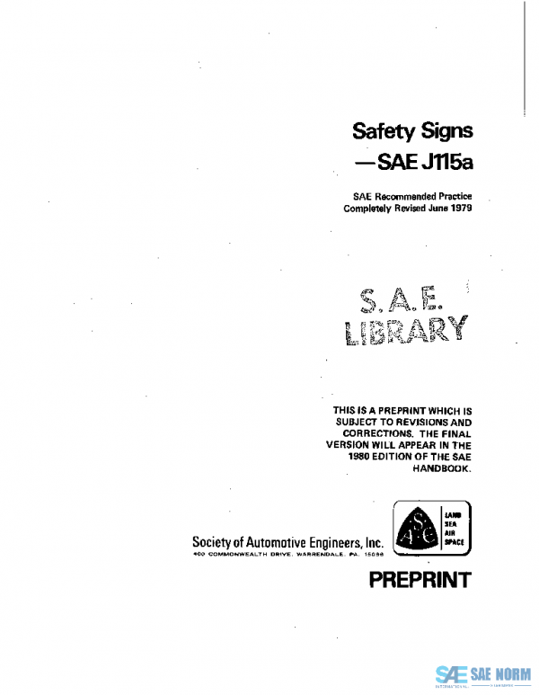 SAE J115A_197906 PDF SAE J115A_197906 PDF
