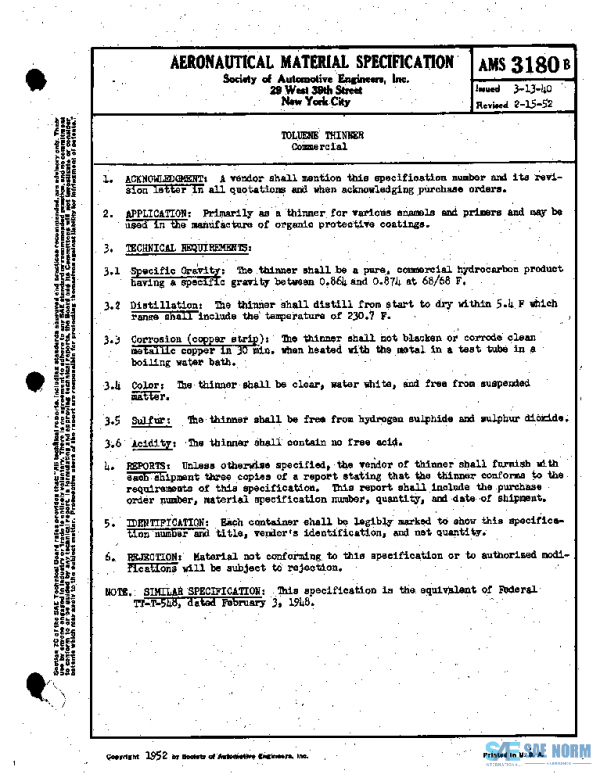 SAE AMS3180B PDF SAE AMS3180B PDF