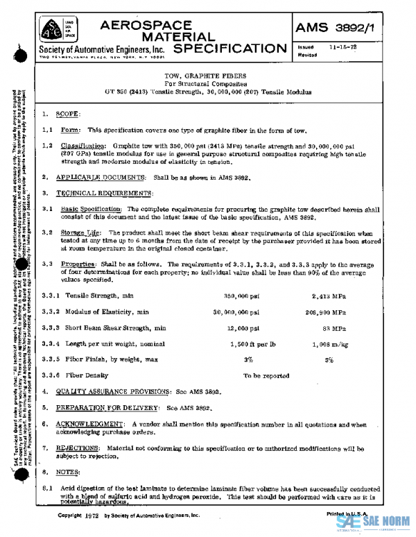 SAE AMS3892/1 PDF SAE AMS3892/1 PDF