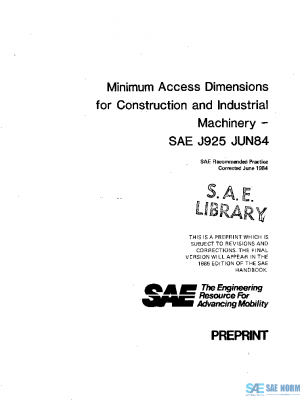 SAE J925_198406 PDF