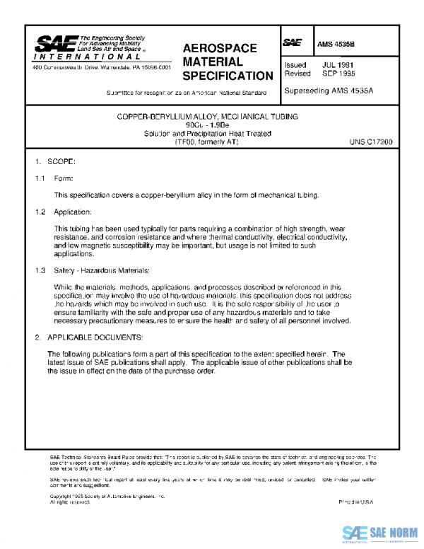 SAE AMS4535B PDF