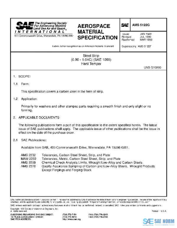 SAE AMS5122G PDF