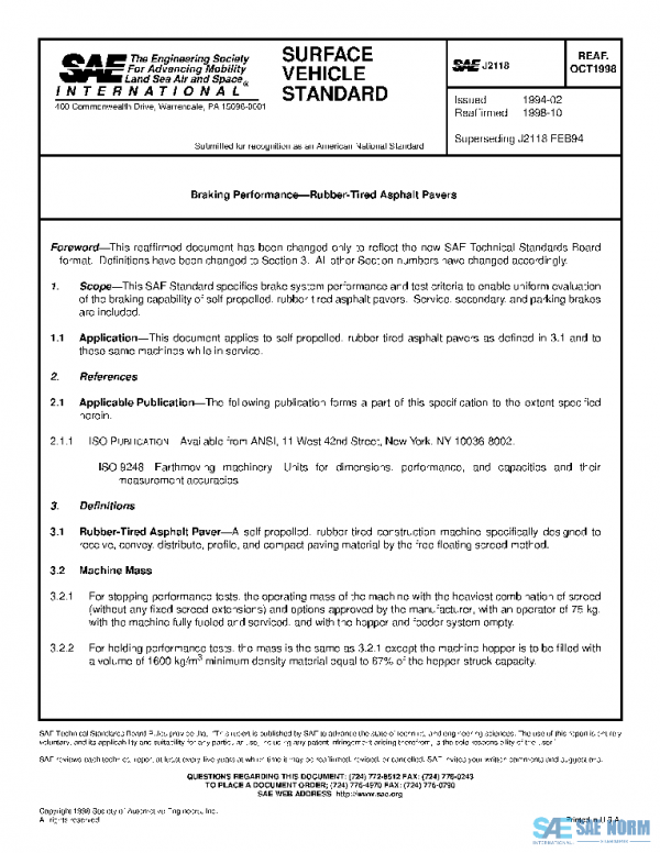 SAE J2118_199810 PDF SAE J2118_199810 PDF