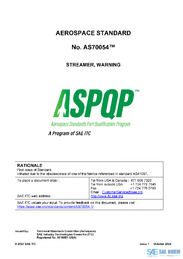 SAE AS70054-1 PDF
