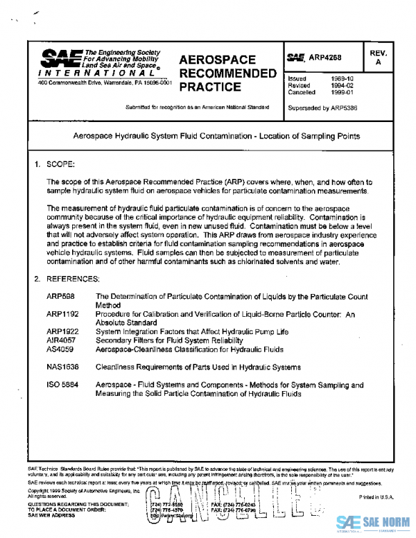 SAE ARP4268A PDF