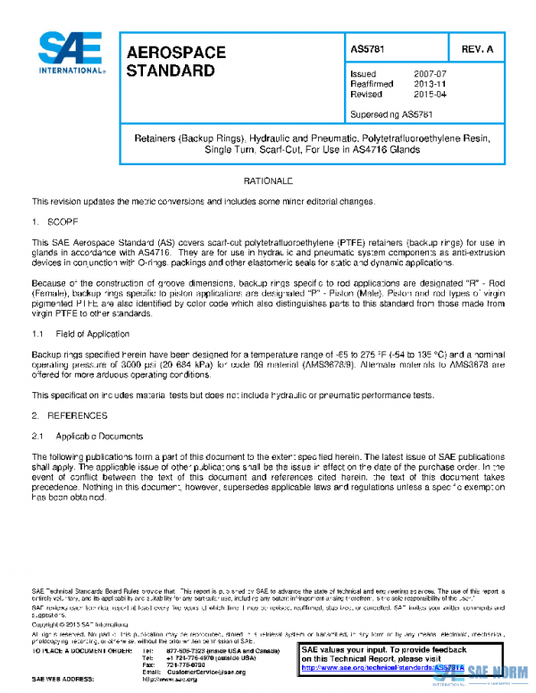SAE AS5781A PDF
