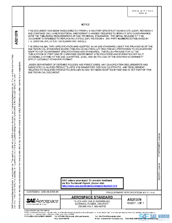 SAE AS21378 PDF