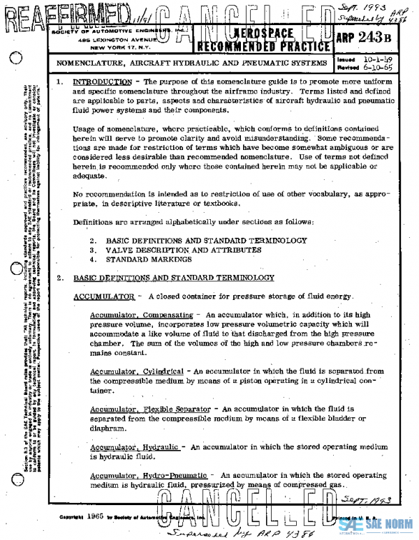 SAE ARP243B PDF