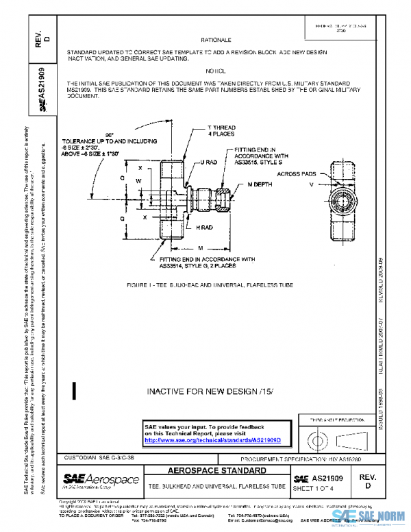 SAE AS21909D PDF