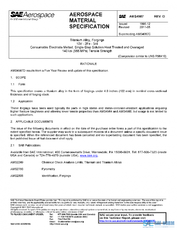 SAE AMS4987D PDF