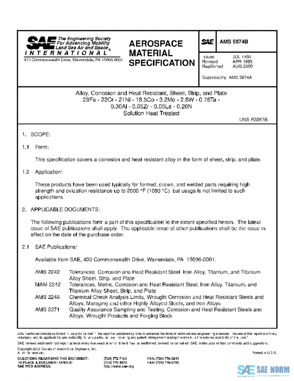 SAE AMS5874B PDF
