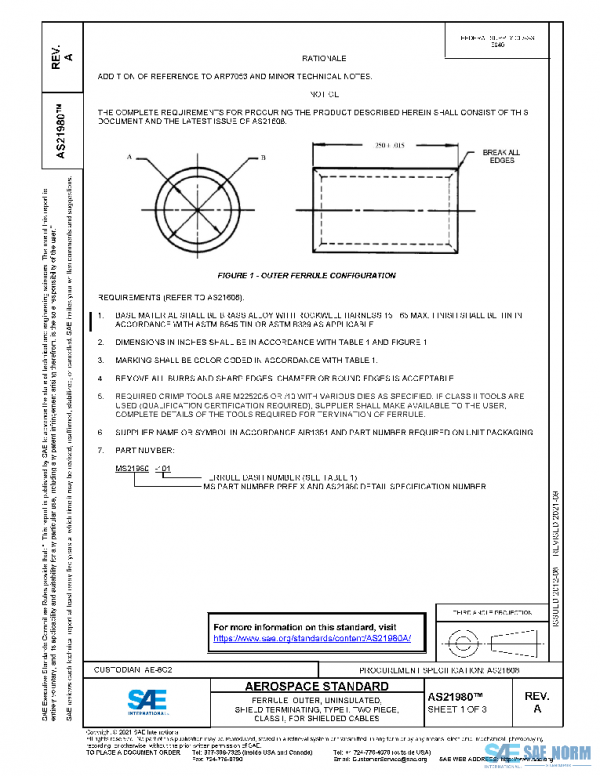 SAE AS21980A PDF