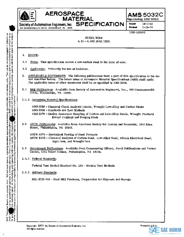 SAE AMS5032C PDF