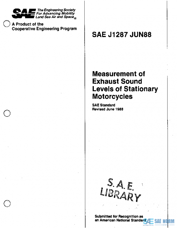 SAE J1287_198806 PDF SAE J1287_198806 PDF