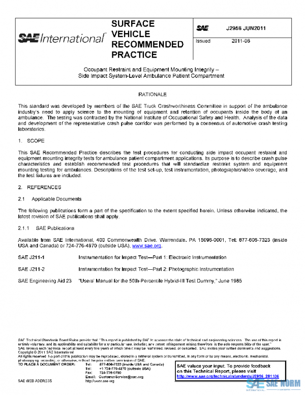 SAE J2956_201106 PDF