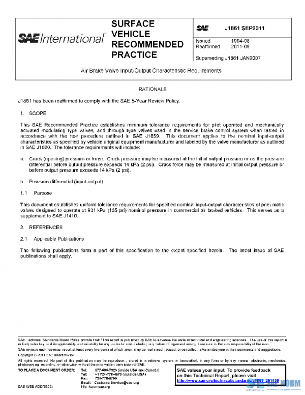 SAE J1861_201109 PDF SAE J1861_201109 PDF