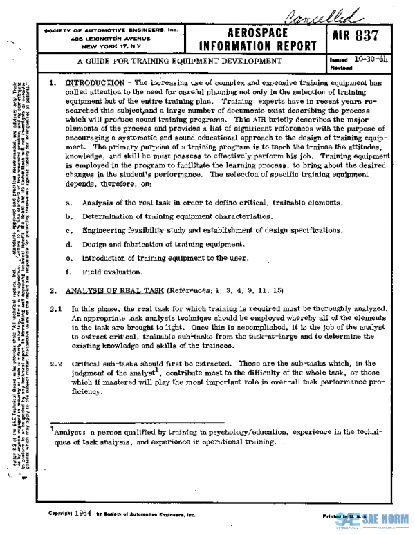 SAE AIR837 PDF