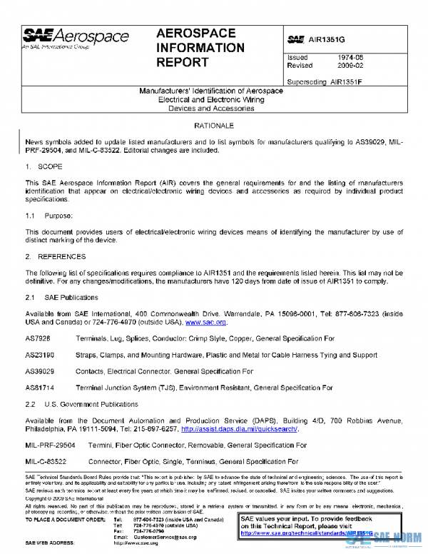 SAE AIR1351G PDF
