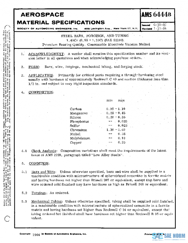 SAE AMS6444B PDF SAE AMS6444B PDF