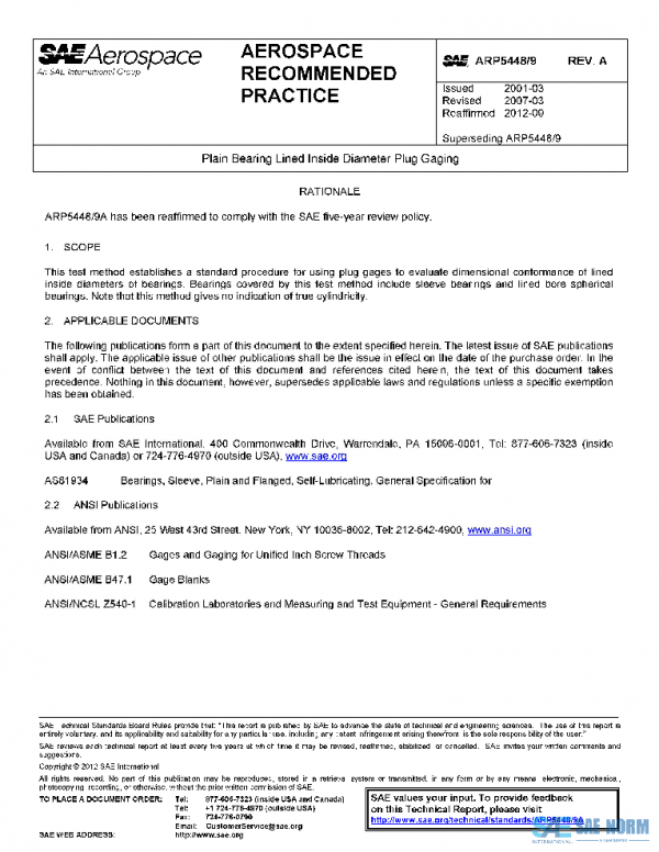 SAE ARP5448/9A PDF SAE ARP5448/9A PDF