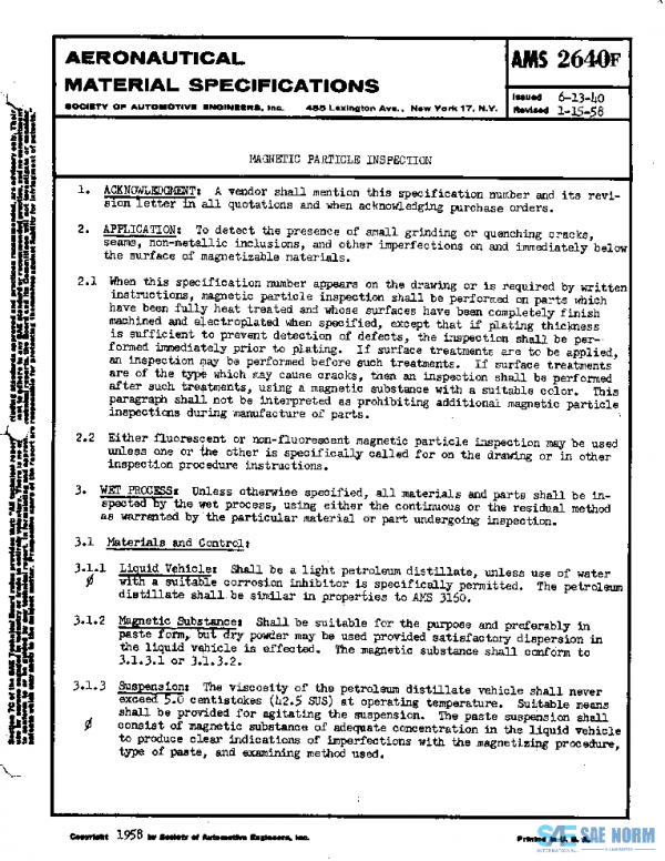 SAE AMS2640F PDF SAE AMS2640F PDF