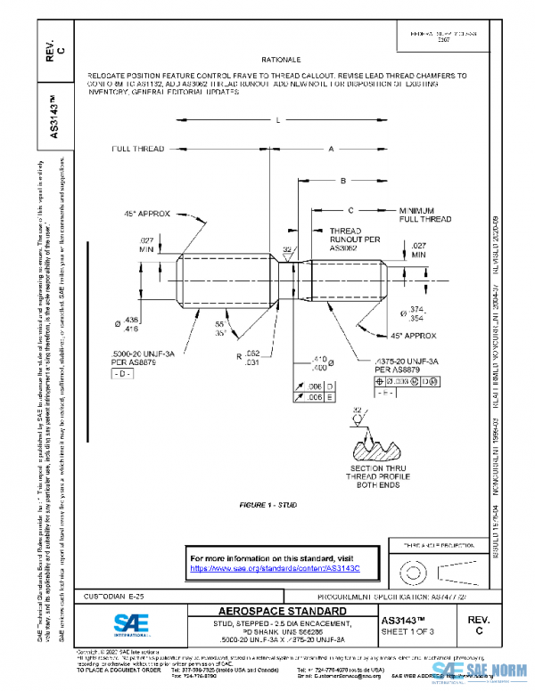 SAE AS3143C PDF