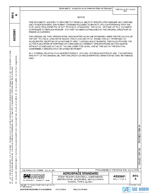 SAE AS33681A PDF SAE AS33681A PDF